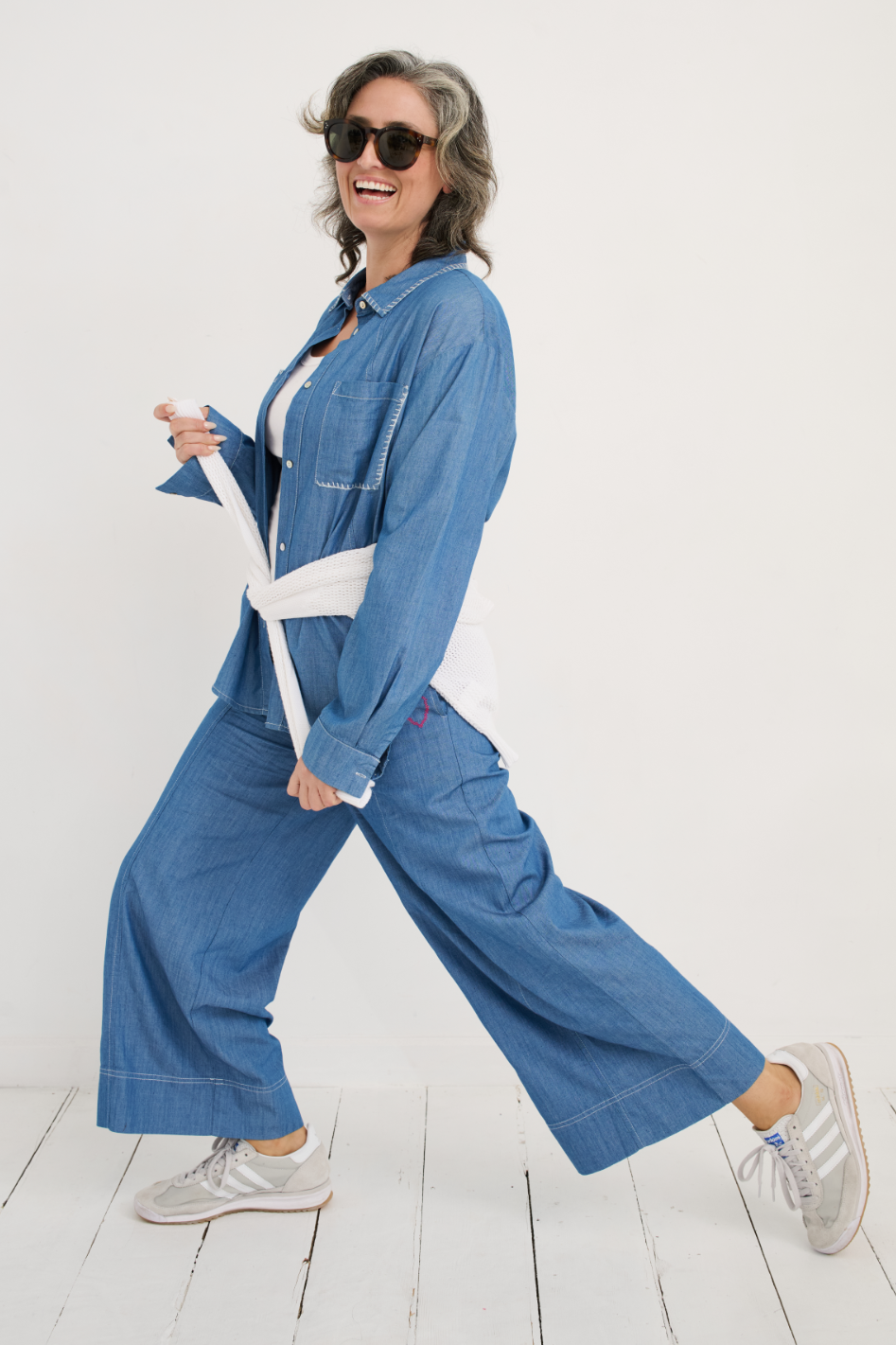 Zaket and Plover Denim Pant in Washed Denim