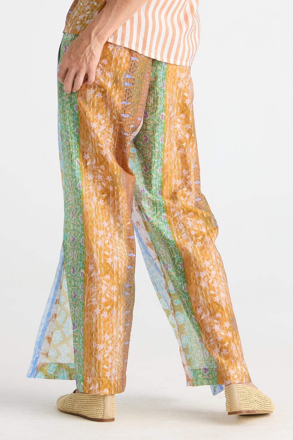 Zaket and Plover Wide Leg Pant in Riverside