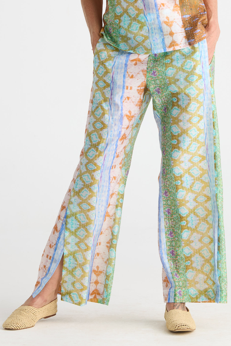 Zaket and Plover Wide Leg Pant in Riverside