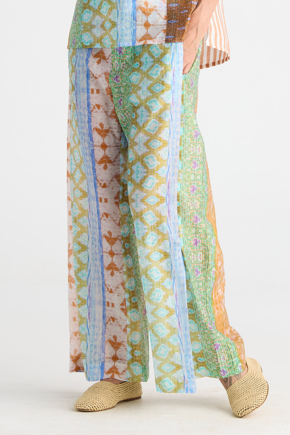 Zaket and Plover Wide Leg Pant in Riverside