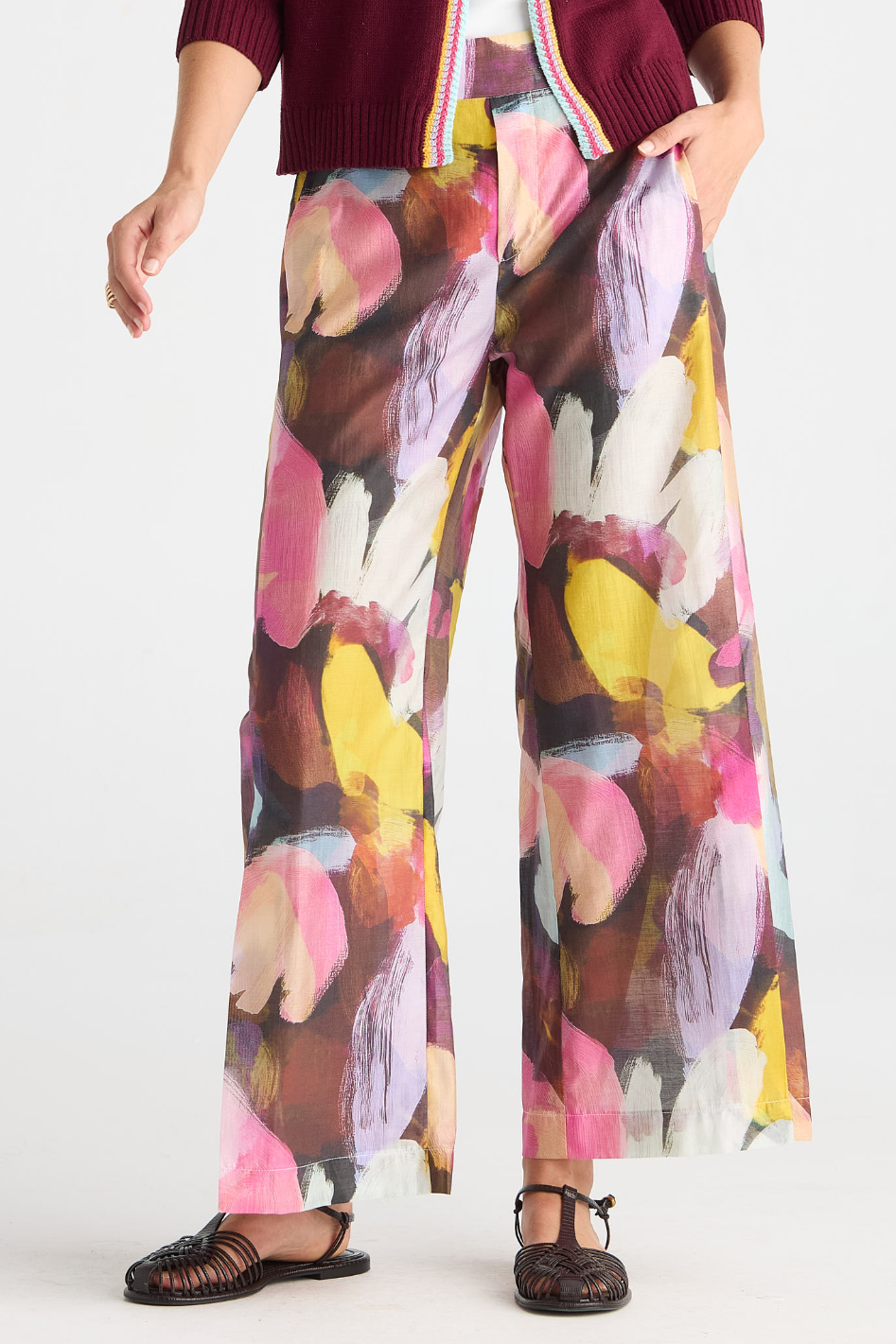 Zaket and Plover Wide Leg Pant in Sunset