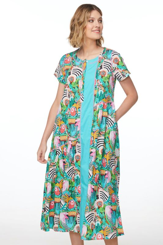 Zaket and Plover Full Dress in Paradise Print