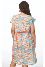 Load image into Gallery viewer, Zaket and Plover Straight Dress in Tropical Waters Print
