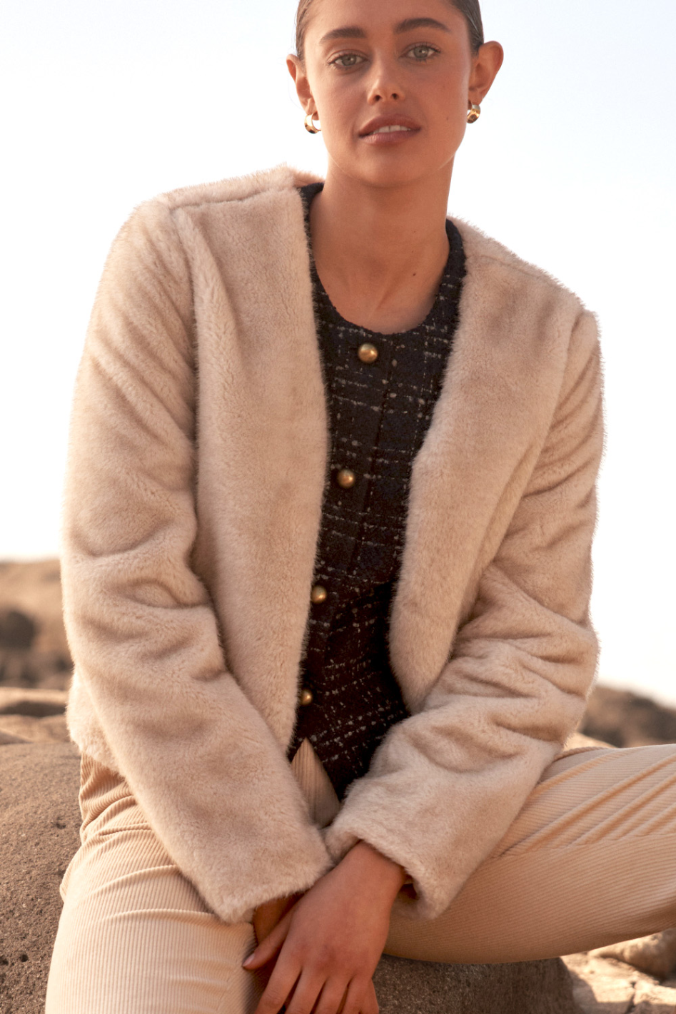 Zoe Kratzmann Dune Jacket in Ecru