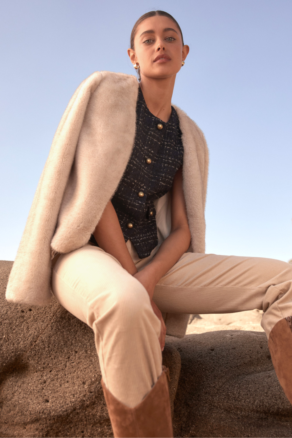 Zoe Kratzmann Dune Jacket in Ecru