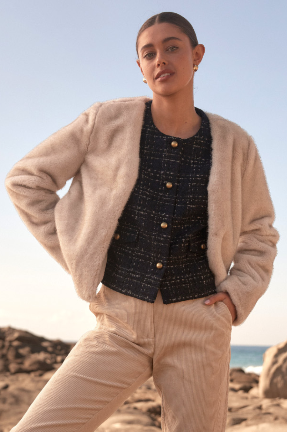 Zoe Kratzmann Dune Jacket in Ecru