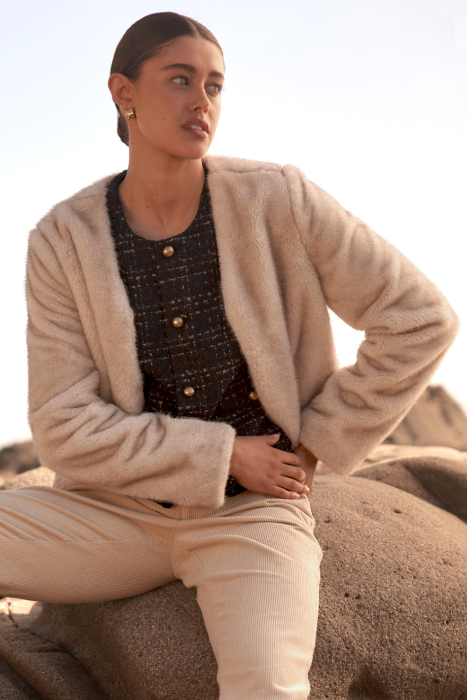 Zoe Kratzmann Dune Jacket in Ecru