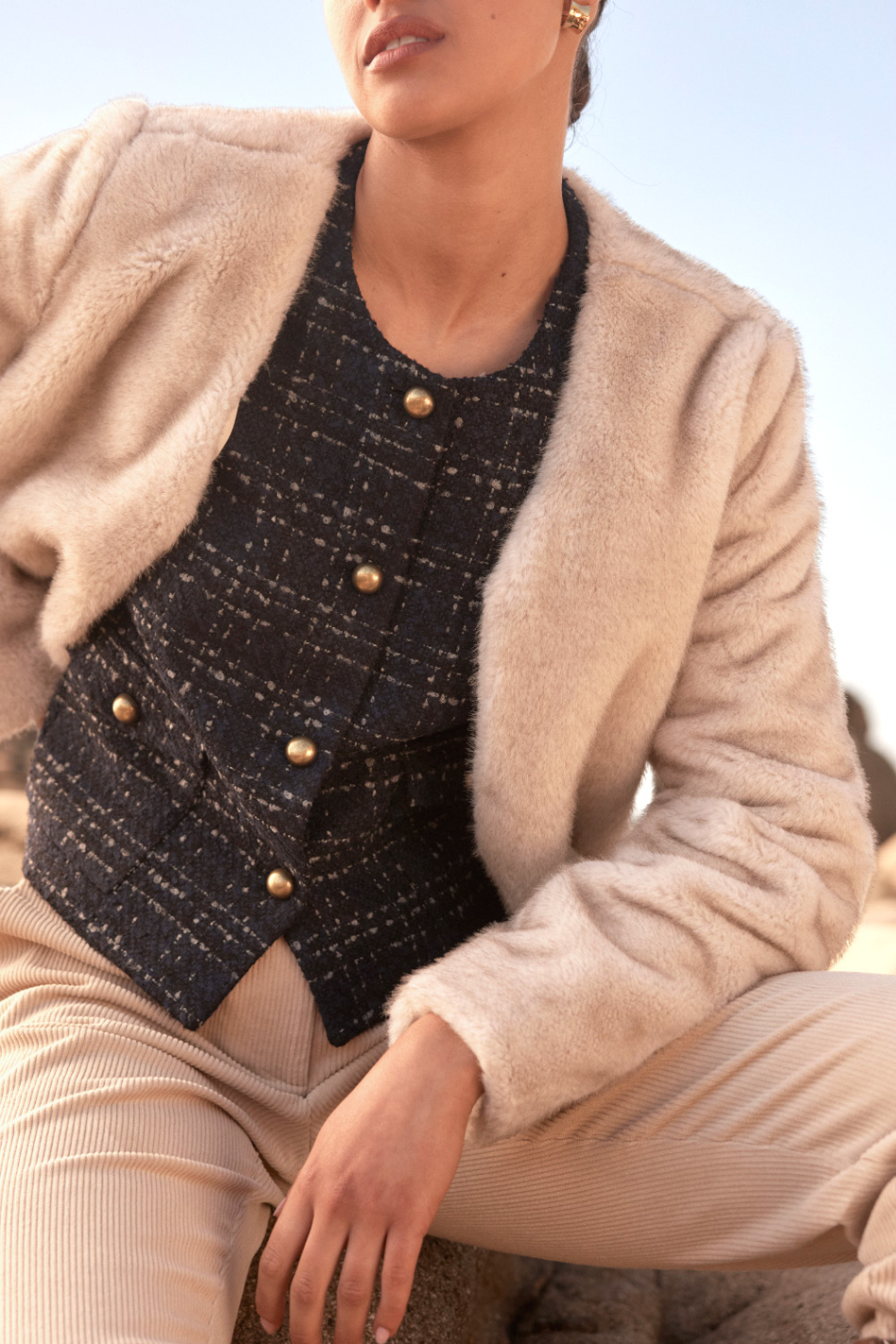 Zoe Kratzmann Dune Jacket in Ecru