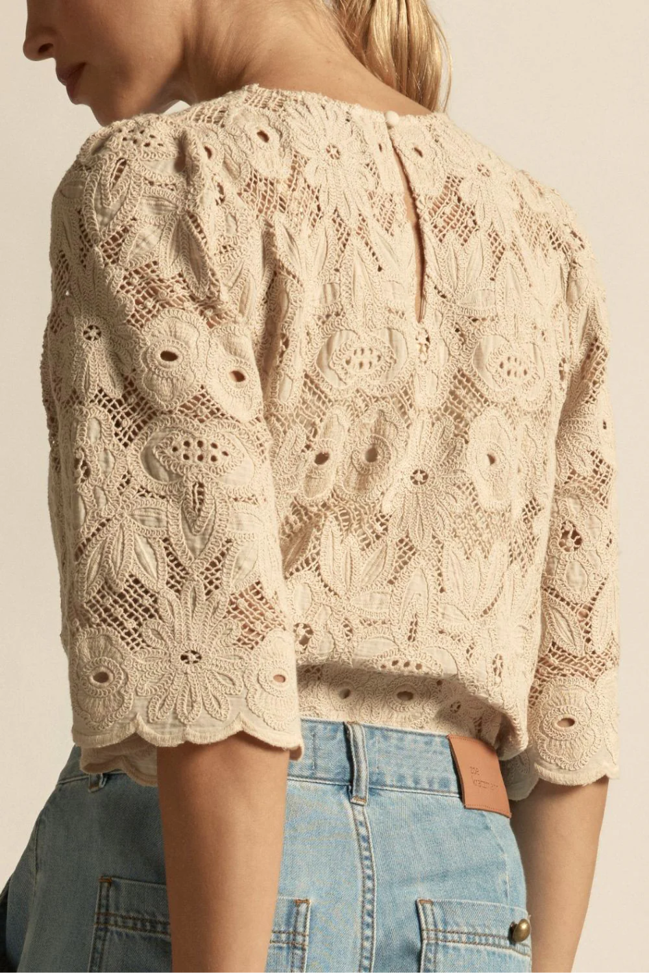 Zoe Kratzmann Glisten Top in Vintage Cream