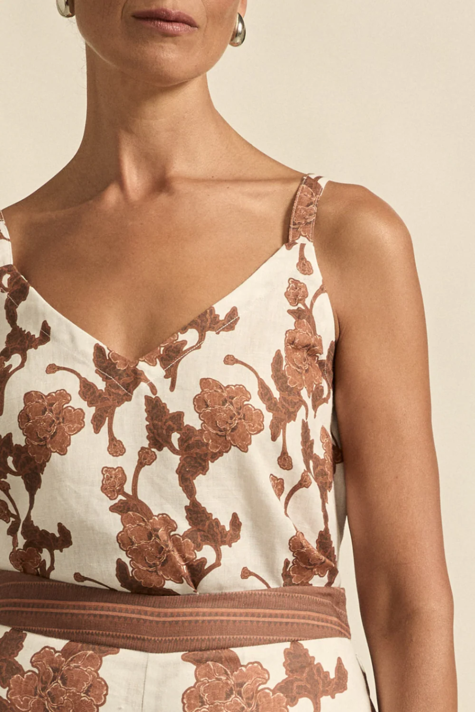 Zoe Kratzmann Memo Top | Coffee Bouquet