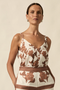 Zoe Kratzmann Memo Top | Coffee Bouquet