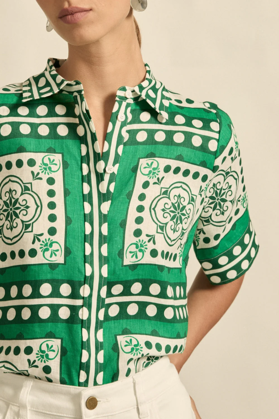 Zoe Kratzmann Pixel Top | Parrot Scarf