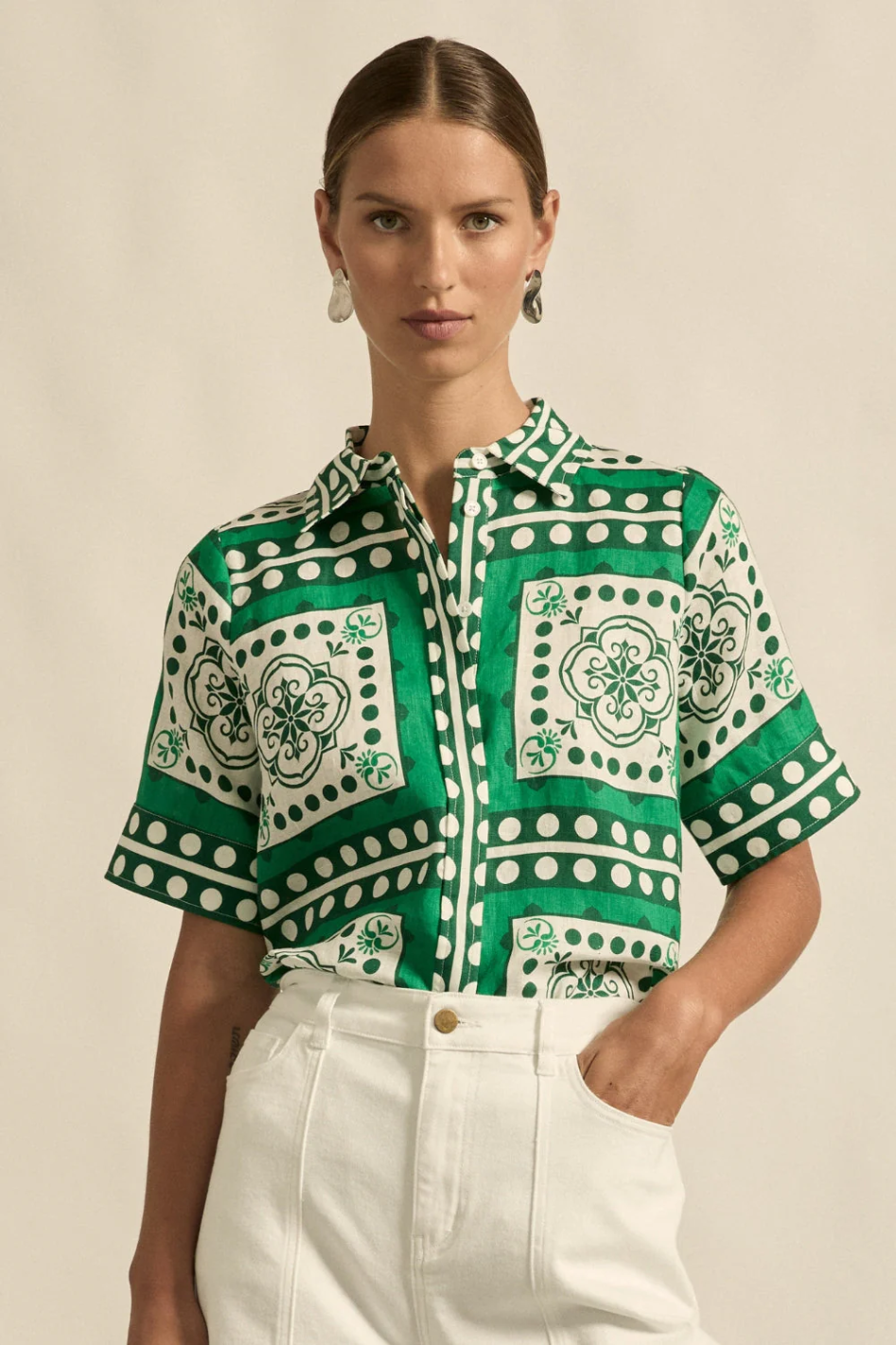 Zoe Kratzmann Pixel Top | Parrot Scarf