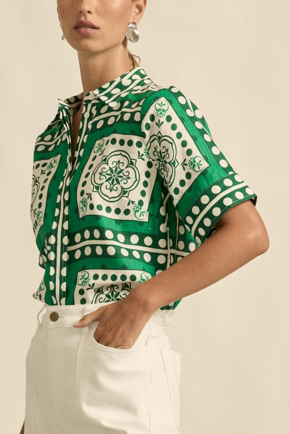 Zoe Kratzmann Pixel Top | Parrot Scarf