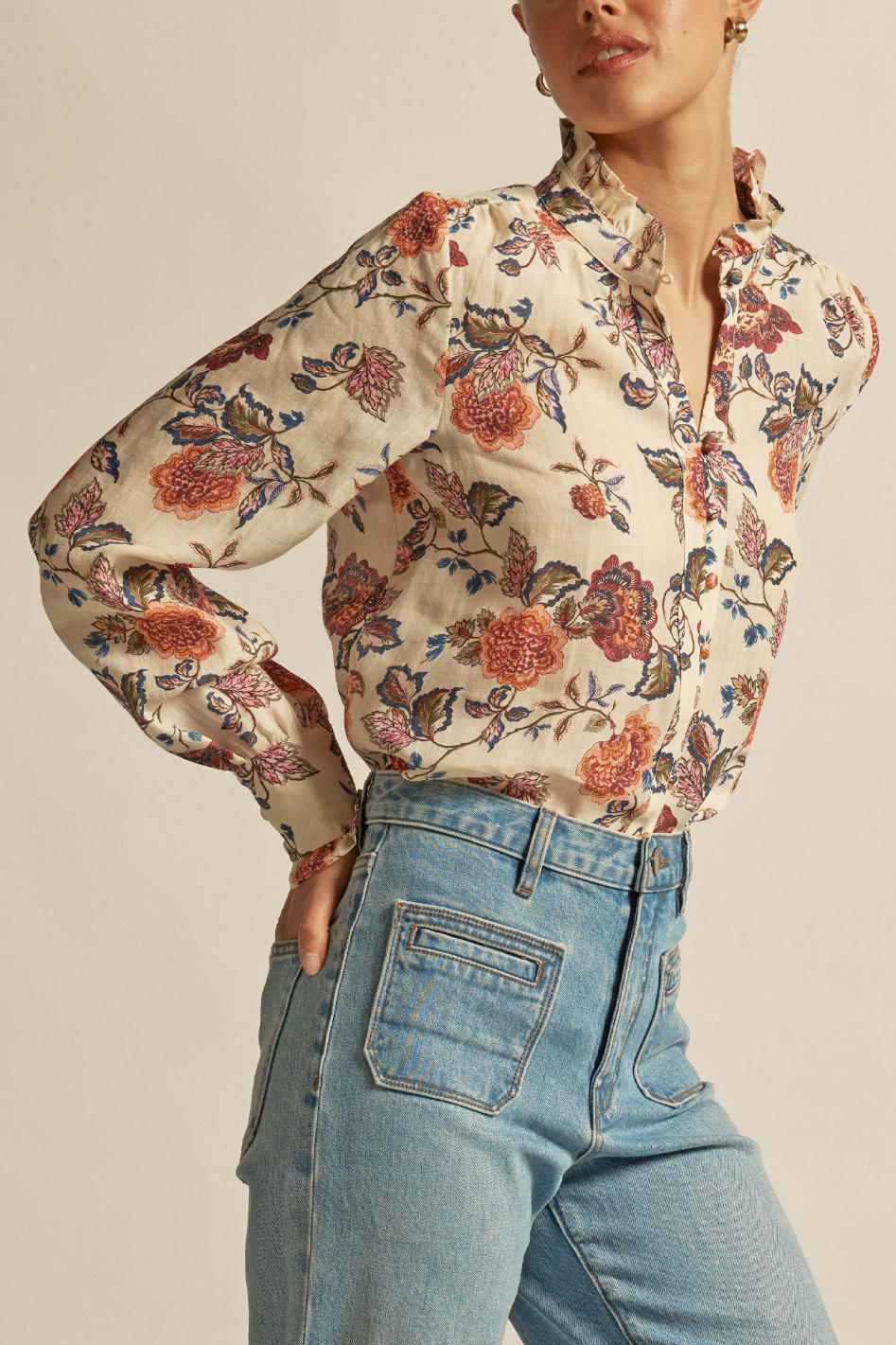 Zoe Kratzmann Stir Top | Heirloom Bloom