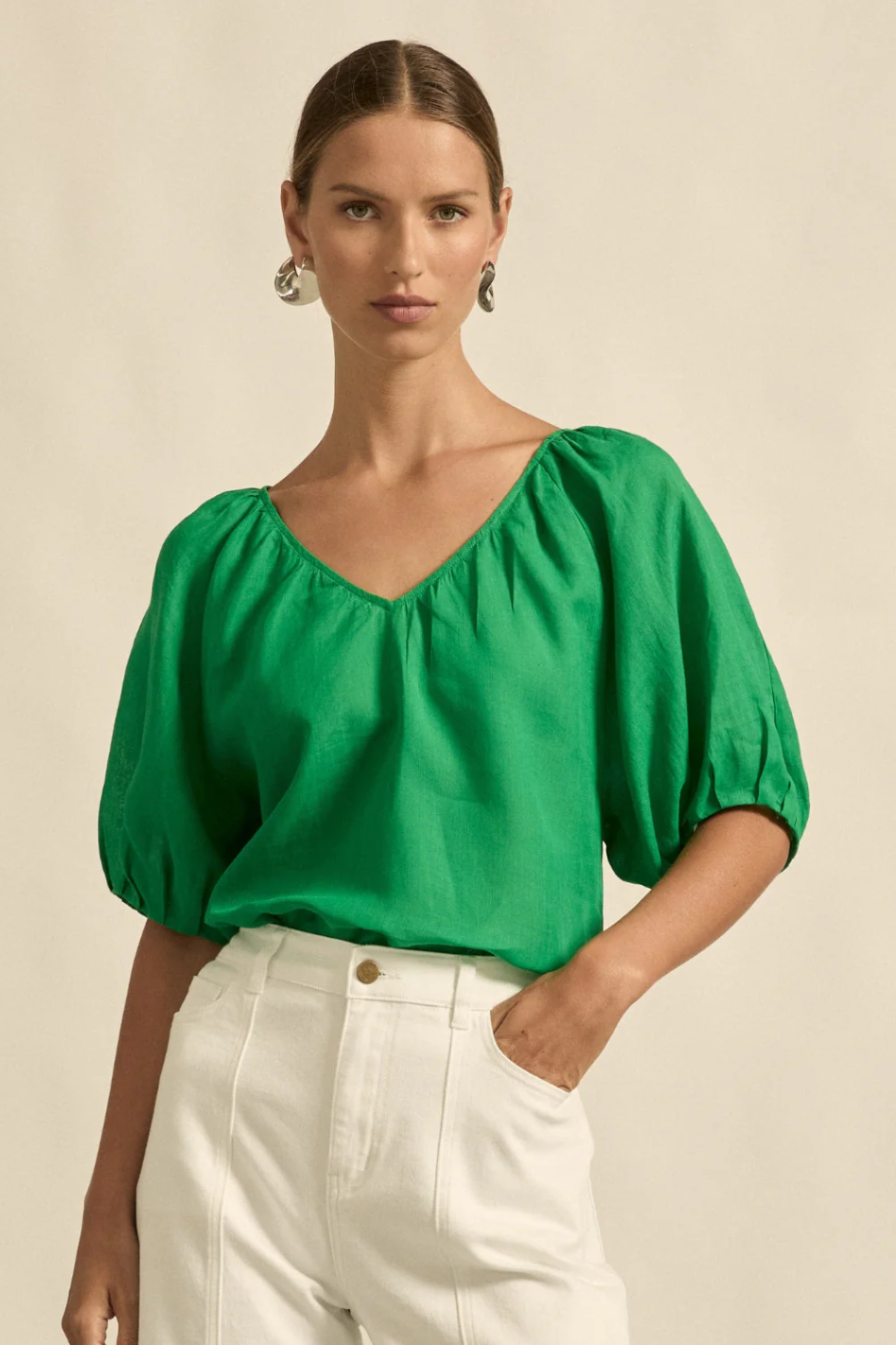 Zoe Kratzmann Trace Top in Parrot