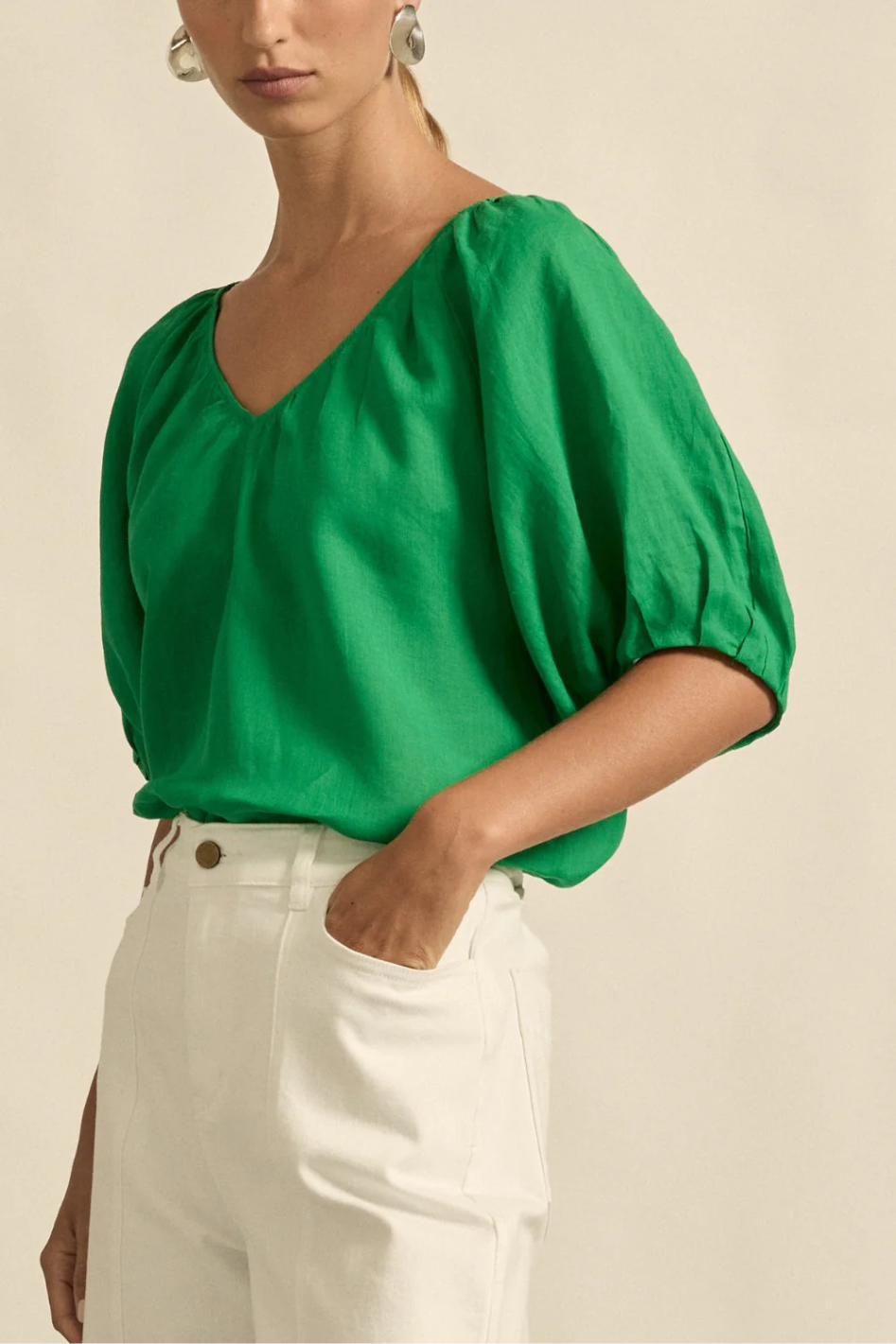 Zoe Kratzmann Trace Top in Parrot