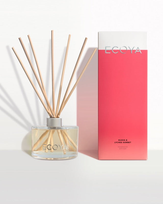 Ecoya Reed Diffuser 200ml in Guava & Lychee Sorbet
