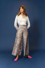 Load image into Gallery viewer, Alessandra Flattering Silk Animal Pant
