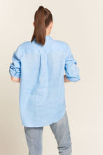 Load image into Gallery viewer, Cloth Paper Scissors Long Sleeve Linen Shirt
