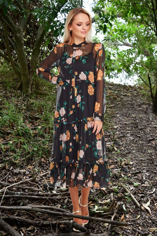 Curate Shirty Girl Dress in Garden Sparkle by Trelise Cooper