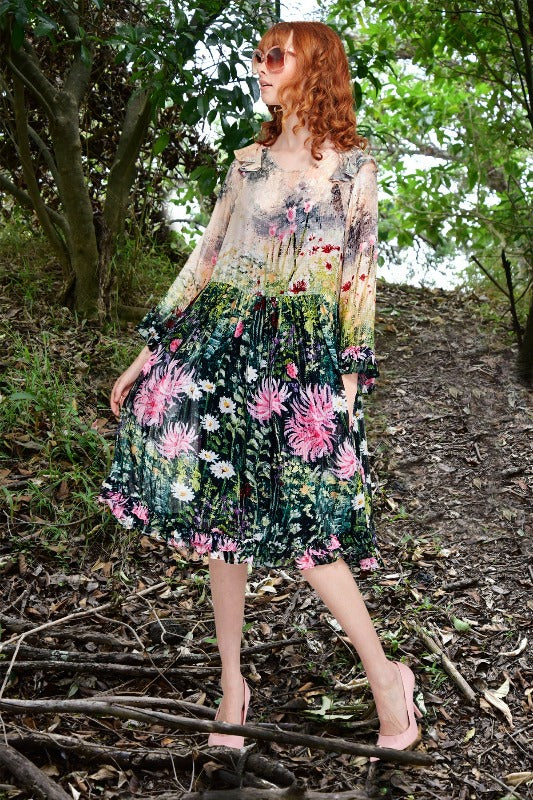 Curate Spot Dance Dress in Vintage Floral by Trelise Cooper