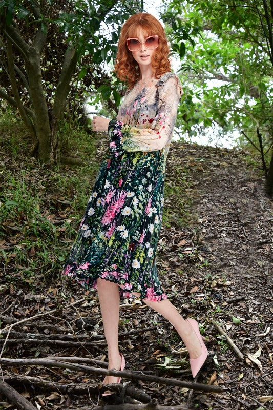Curate Spot Dance Dress in Vintage Floral by Trelise Cooper