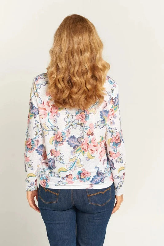 Goondiwindi Cotton Sonya Tee in Folk Floral Print
