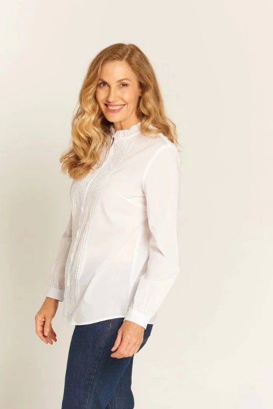 Goondiwindi Cotton Tricia Blouse in White