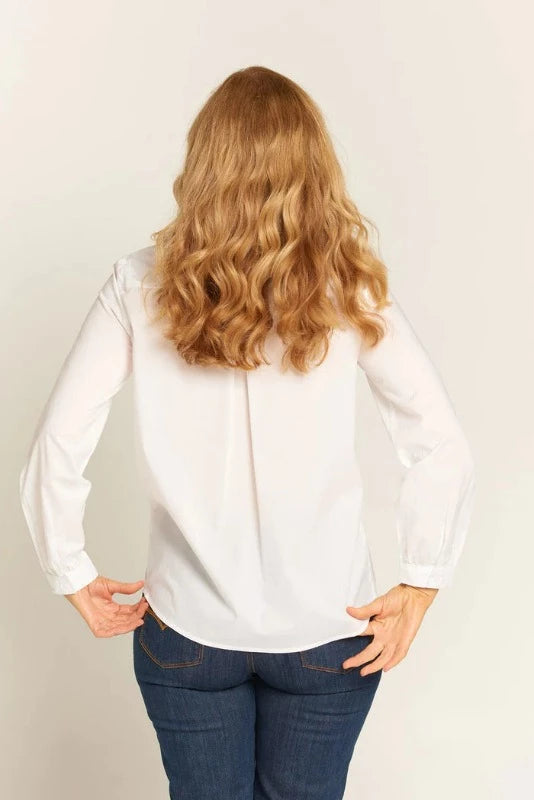 Goondiwindi Cotton Tricia Blouse in White