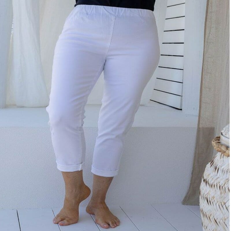 Goondiwindi Cotton 98% Cotton 2% Spandex Twill Elastic Waist Pant
