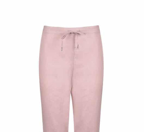 7/8 Linen Pant With Cuff