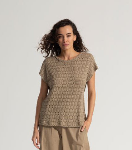 Mela Purdie Cap Shell in Crochet Lace