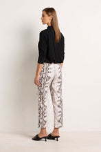 Load image into Gallery viewer, Mela Purdie Cropped Shell Pant in Python Print Popilene
