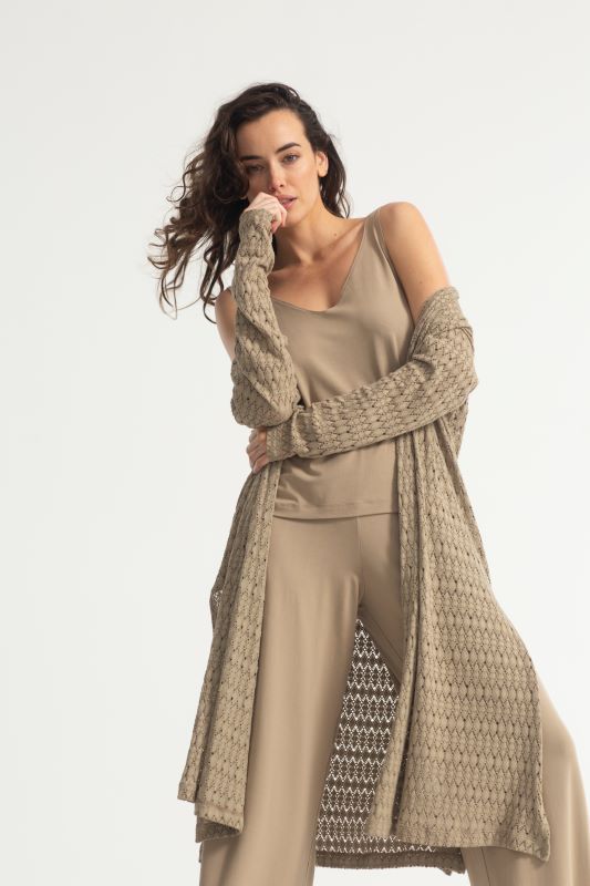Mela Purdie Midi Coat in Crochet Lace