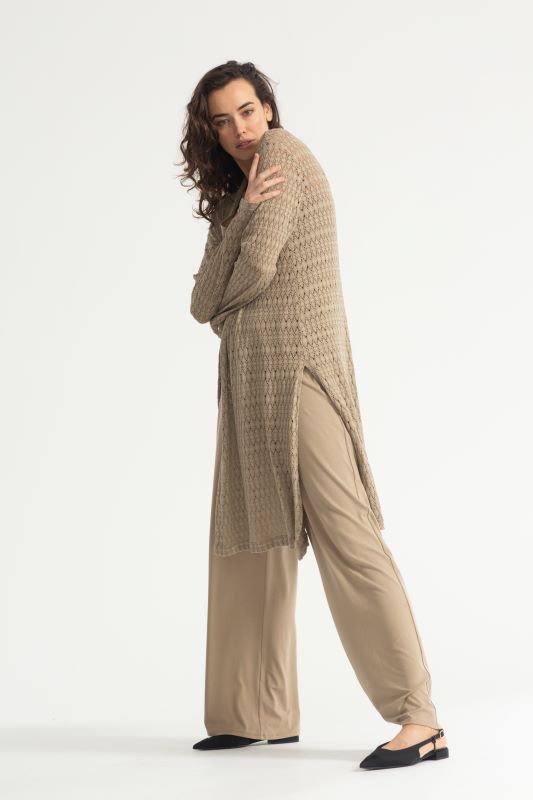 Mela Purdie Midi Coat in Crochet Lace