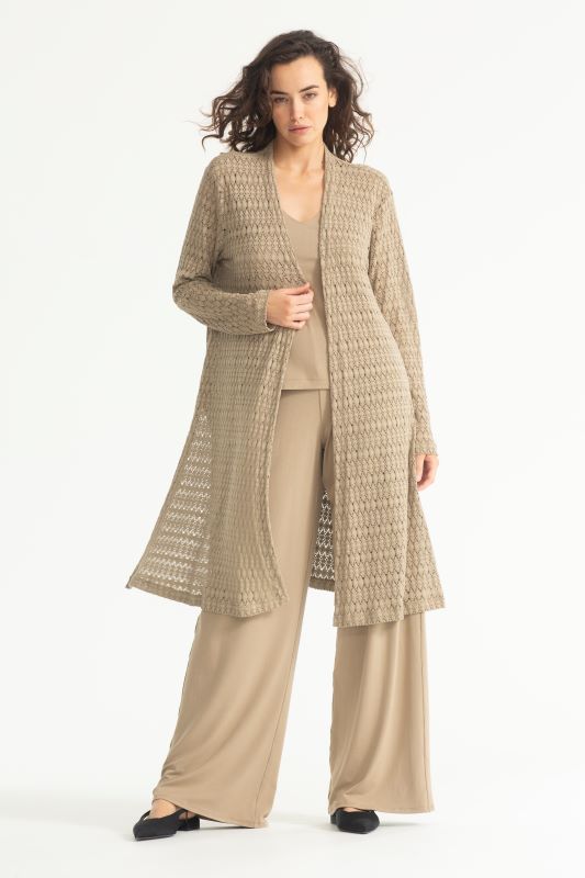 Mela Purdie Midi Coat in Crochet Lace