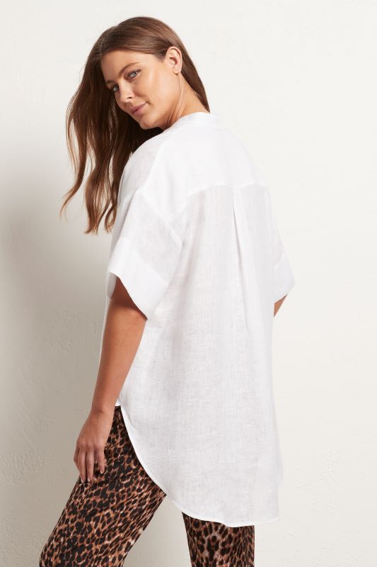 Mela Purdie Relaxed Cuff Shirt Pure Linen