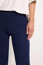 Load image into Gallery viewer, Mela Purdie Slim Leg Pant in Polished Ponte Denim
