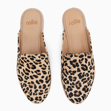 Load image into Gallery viewer, Rollie Nation Derby Mule in Camel Leopard
