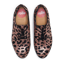 Load image into Gallery viewer, Rollie Nation Derby Rose Gold Leopard Black
