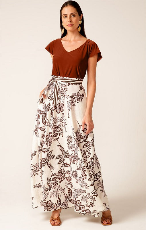 Sacha Drake High Neck Tie Top in Black