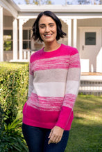 Load image into Gallery viewer, See Saw Angora Blend Marle Stripe Sweater
