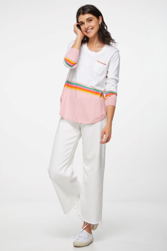 Zaket and Plover Linear Stripe Jumper