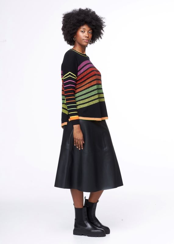 Zaket and Plover Stripe Boxy Jumper