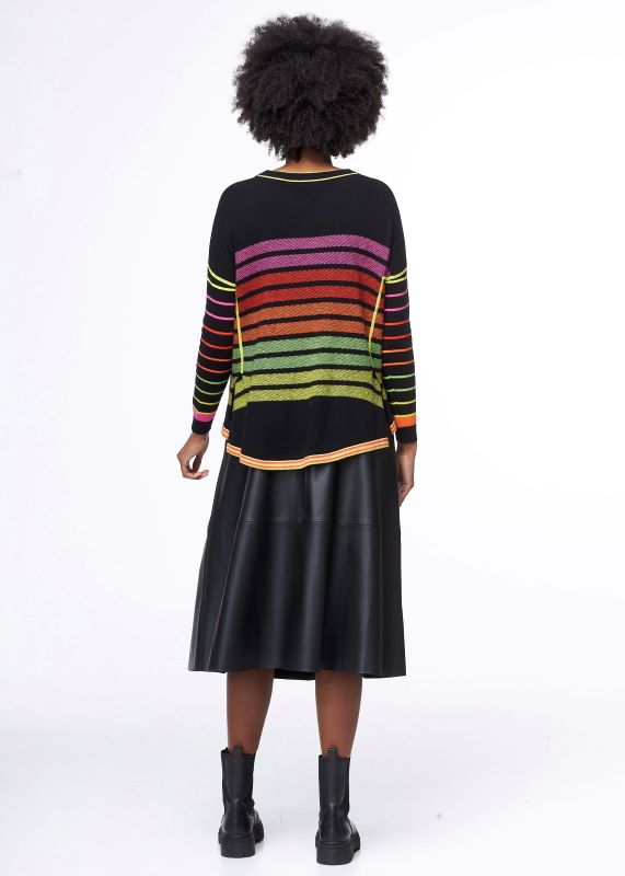 Zaket and Plover Stripe Boxy Jumper