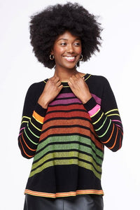 Zaket and Plover Stripe Boxy Jumper